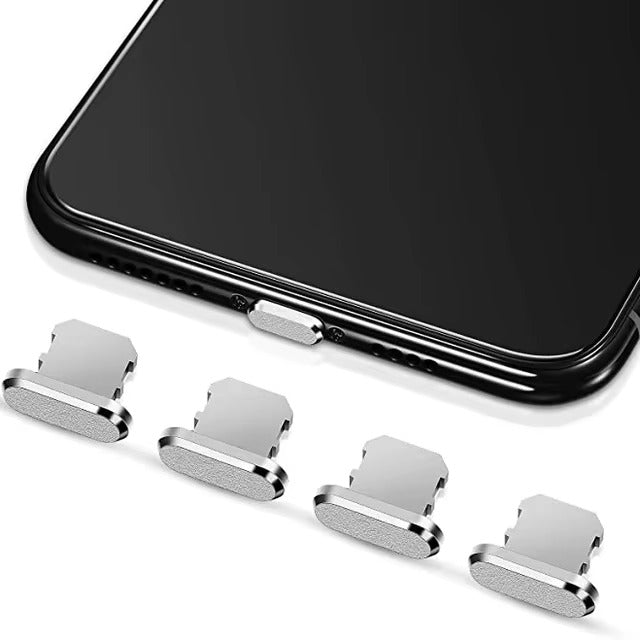 High Quality Metal Dust Plug for Lightning Port – Anti-Dust Charging Port Cover Cap, Aluminum Alloy Protector for Phone & Tablet, Precise Fit, Multiple Colors