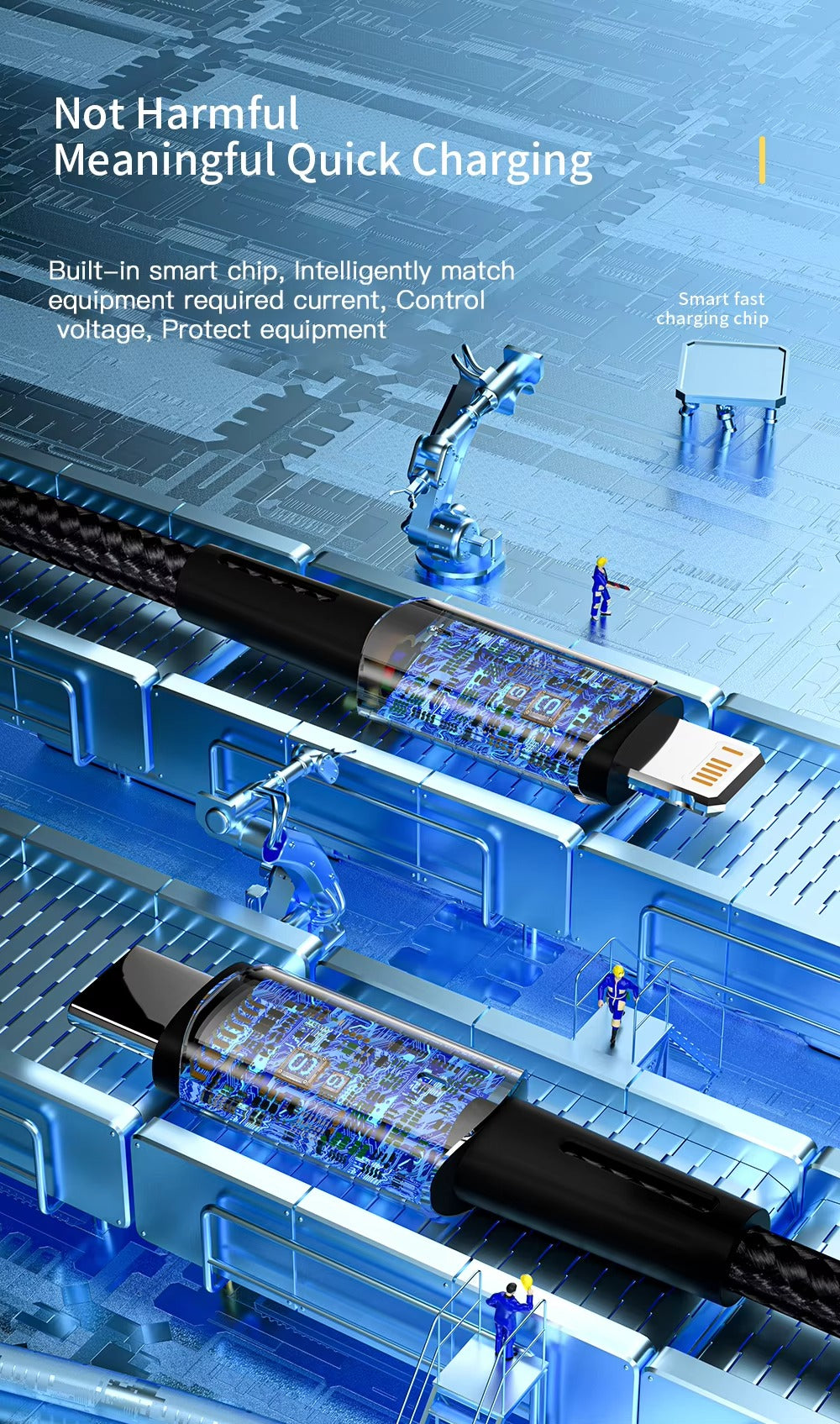 Premium, USB-C to Lightning Cable – 20W Fast Charging Wire for iPhone, iPad, MacBook, Type-C to Lightning Data Cable