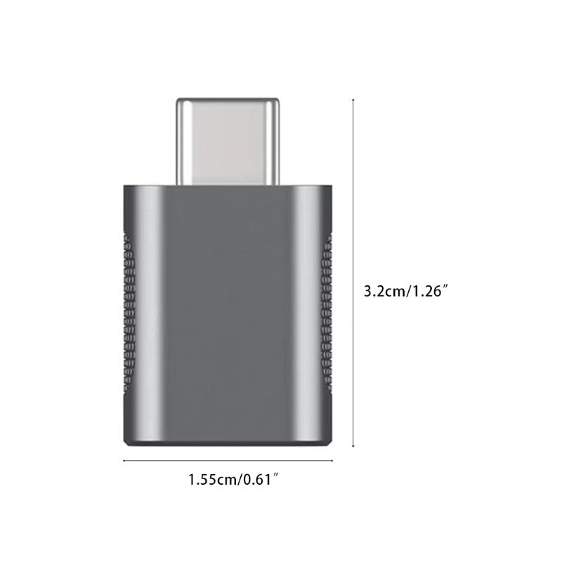 Premium USB-C to USB 3.0 Adapter – Type-C Female to USB Male Converter for MacBook, iPad, Laptop, Tablet, and Other USB-C Devices, Fast Data Transfer