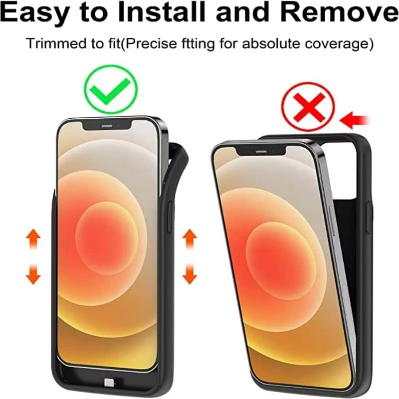 Premium Apple iPhone Case MagSafe Compatible, Camera Lens & Screen Protection, Ultra Thin Shockproof Magnetic Full All Around Protection Cover with 10000mAh Charging Power Bank