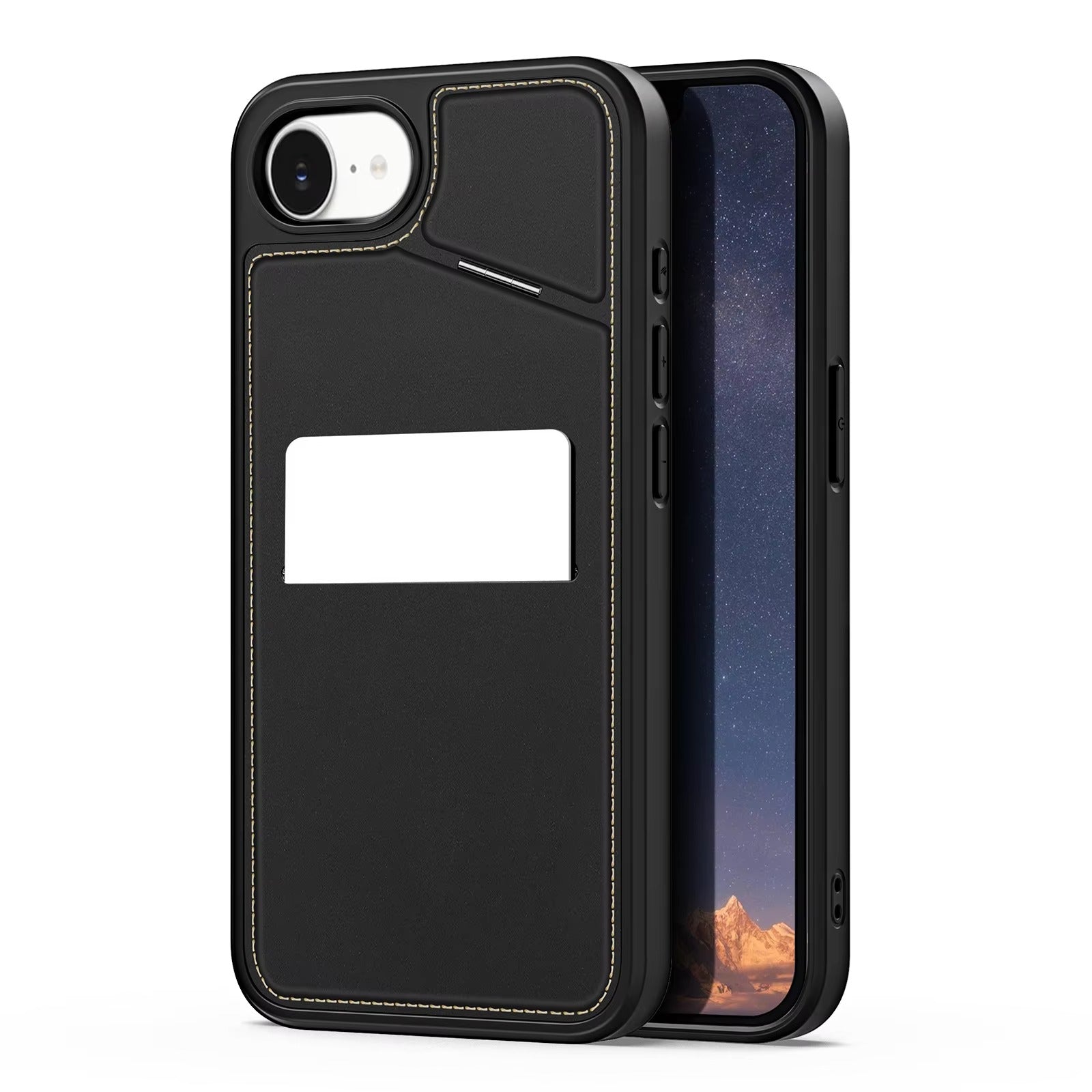 Premium Apple iPhone Case, MagSafe Compatible, Camera Lens and Screen Protection, Ultra Thin, Shockproof, Magnetic, Full All Around Protection, 3-in-1 Business Card Cover