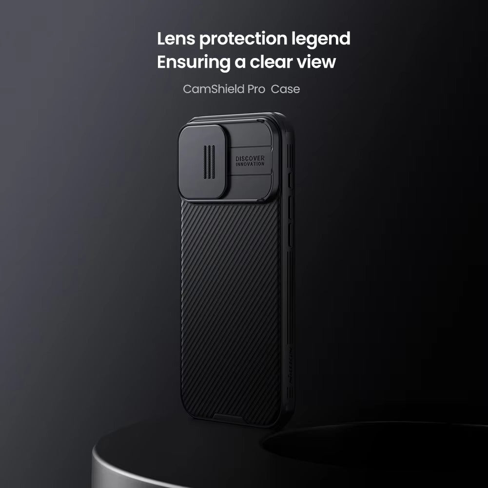 High Quality iPhone Case, MagSafe Compatible, Ultra Thin Magnetic Cover with Screen Guard Slide Camera Lens Protector Panel