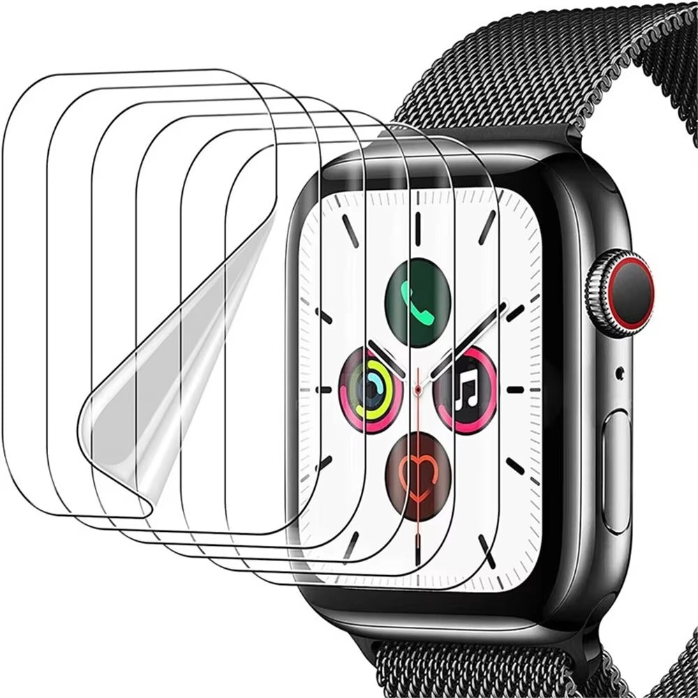 Premium HD Screen Protector for Apple Watch – Full Coverage Scratch-Resistant Film Guard, Easy Install Glass Shield for 40mm to 45mm Apple Smartwatch