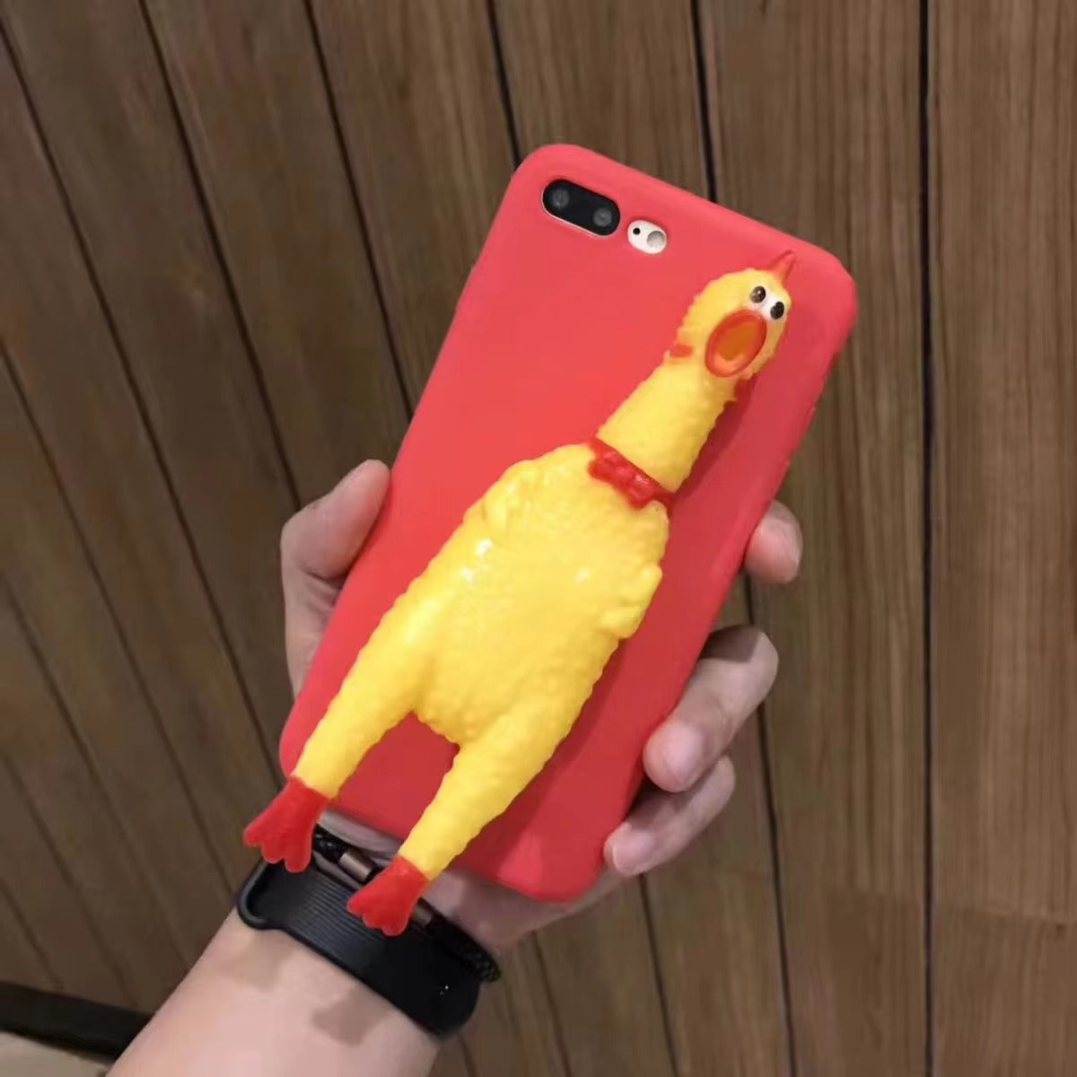 Premium Apple iPhone Case, MagSafe Compatible, Camera Lens and Screen Protection, Ultra Thin, Shockproof, Magnetic, Full All Around Protection, 3D Scream Chicken Cover