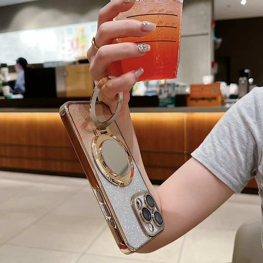 Luxury Apple iPhone Case, Camera Lens & Screen Protection, Ultra Thin Shockproof Magnetic Full All Around Protection Cover