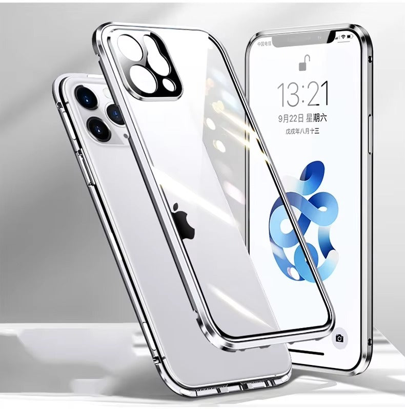 High Quality Apple iPhone Case Compatible, Camera & Screen Protection, Ultra Thin Magnetic Full All Around Protection Cover