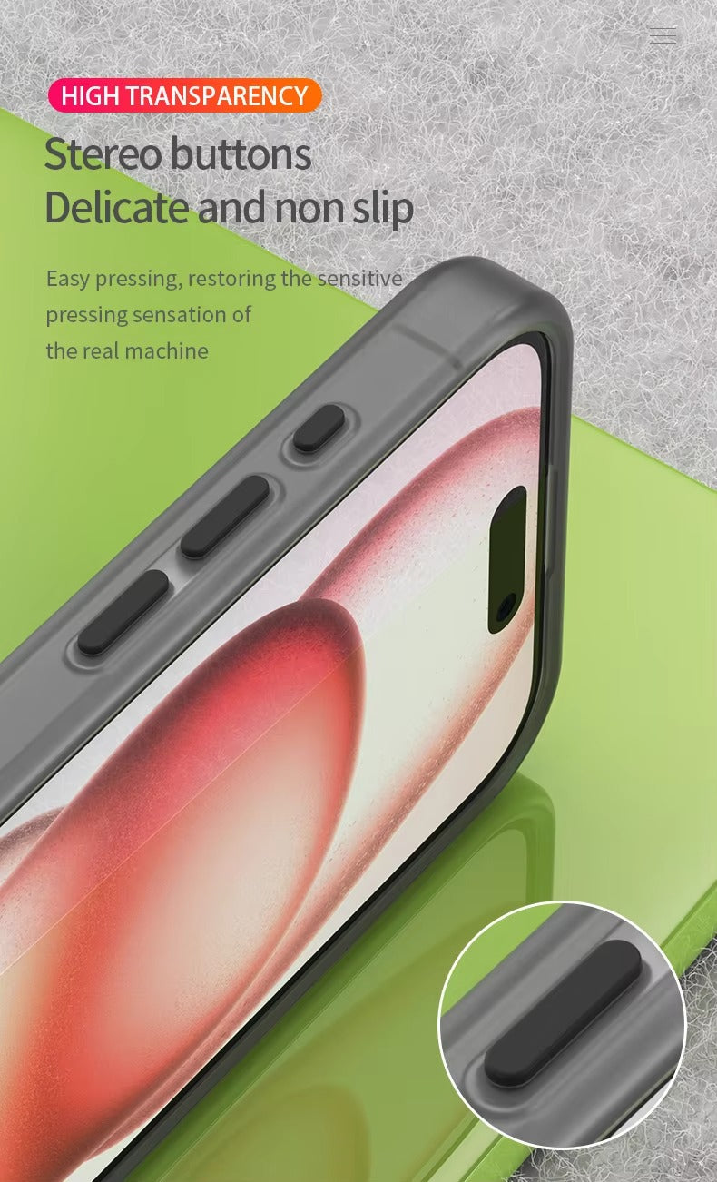 Luxury Apple iPhone Case, MagSafe Compatible, Camera Lens & Screen Protection, Ultra Thin, Shockproof, Magnetic Full All Around Cover – Matte TPU Bumper Case with Wireless Charging Support & Magnetic Snap Fit