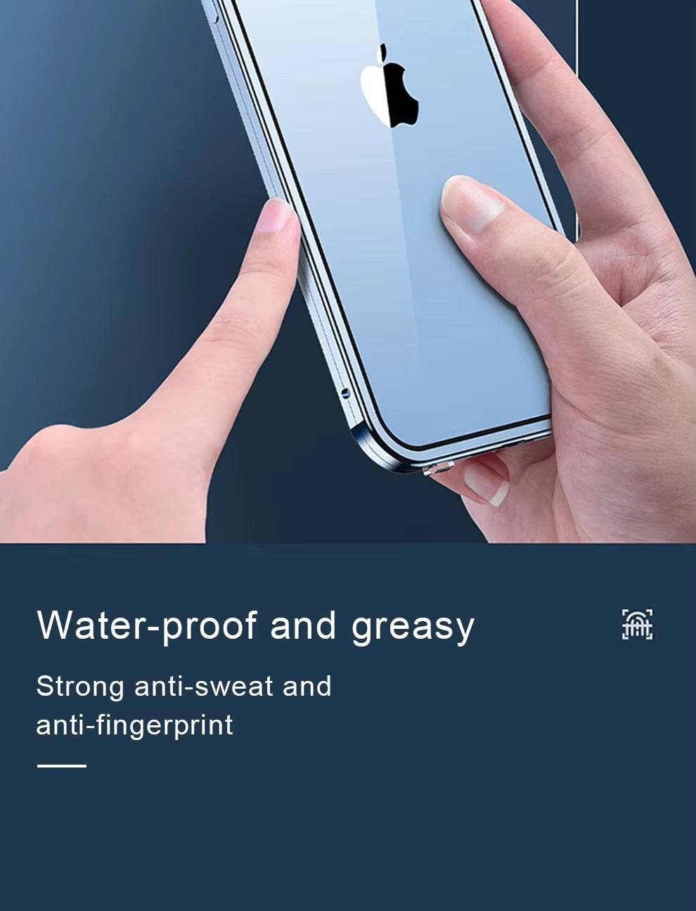 Premium Apple iPhone Case MagSafe Compatible, Camera Lens & Screen Protection, Cover with 360 Metal Glass Bumper