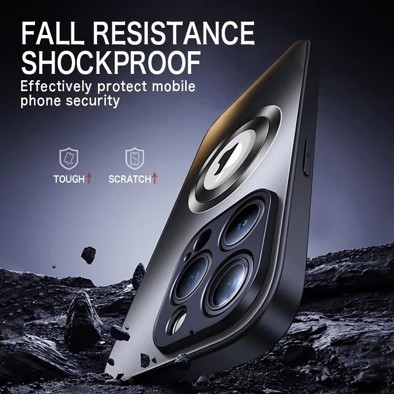 Premium Apple iPhone Case Camera Lens & Screen Protection, Ultra Thin Shockproof Magnetic Full All Around Protection Cover