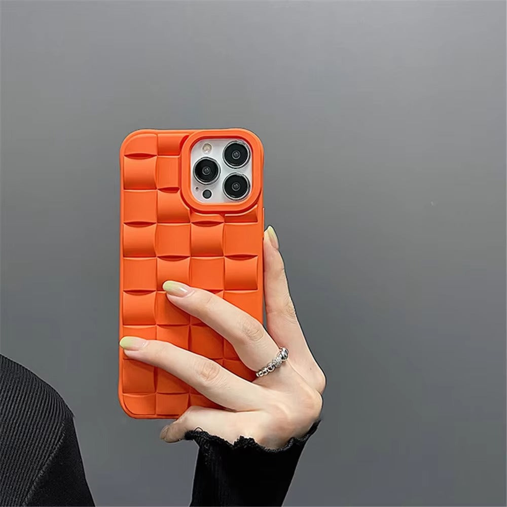 Premium Apple iPhone Case, MagSafe Compatible, Camera Lens & Screen Protection, Ultra Thin, Shockproof, Magnetic Full All Around Cover – 3D Weave Soft Liquid Silicone Case with Shockproof Back Shell Design