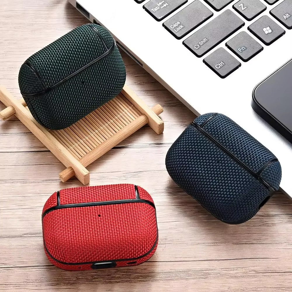 High-Quality Waterproof Nylon Case for AirPods Pro 1/2/3, USB-C Charging, Shockproof Protective Pouch for 4th Gen Wireless Earbuds and Headphones