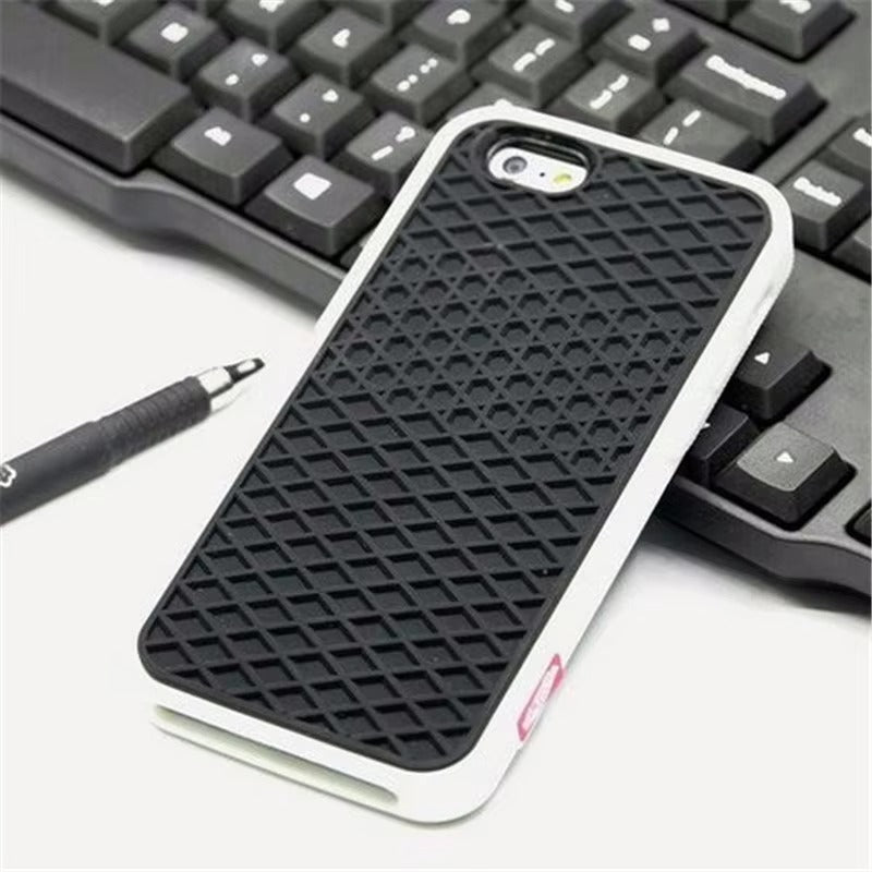 Premium Apple iPhone Case, MagSafe Compatible, Camera Lens & Screen Protection, Ultra Thin, Shockproof, Magnetic Full All Around Cover – Waffle Sport Shoe Sole Texture Silicone Case with Grippy Back Design