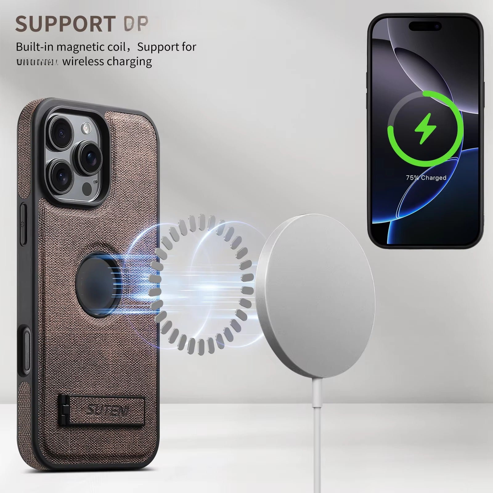 Luxury Apple iPhone Case, MagSafe Compatible, Camera Protection, Ultra Thin, Shockproof, Magnetic, Full All Around Protection