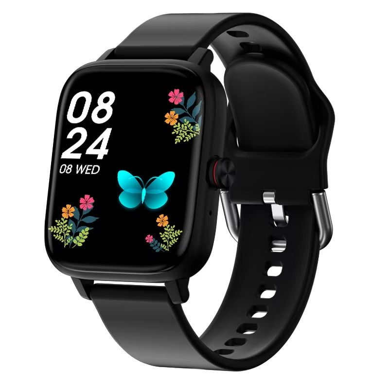 Premium Smartwatch for iPhone – Custom Dial Bluetooth Watch for Men & Women, Full Touchscreen Fitness Bracelet with Waterproof