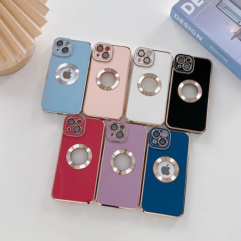 Luxury Apple iPhone Case, MagSafe Compatible, Camera Lens & Screen Protection, Ultra Thin, Shockproof, Magnetic Full All Around Cover – Fashion Plating Soft Silicone Case with Shockproof Protective Design