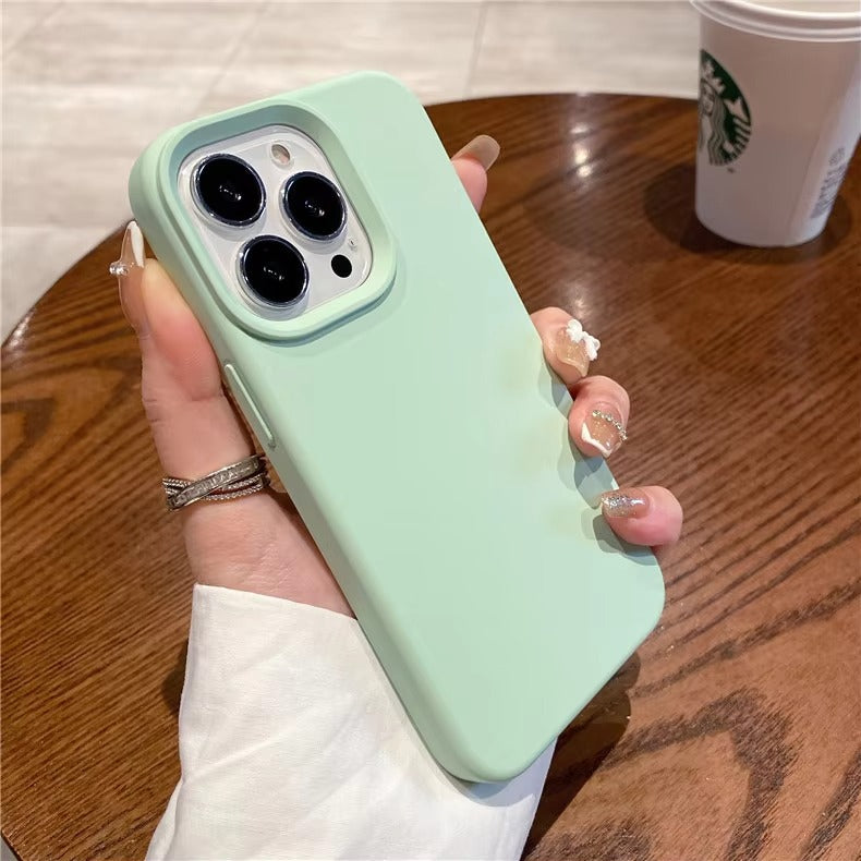 High Quality Apple iPhone Case, MagSafe Compatible, Camera Lens & Screen Protection, Ultra Thin, Shockproof, Magnetic Full All Around Cover – Liquid Silicone Case with Soft Touch Finish in Official Style Design
