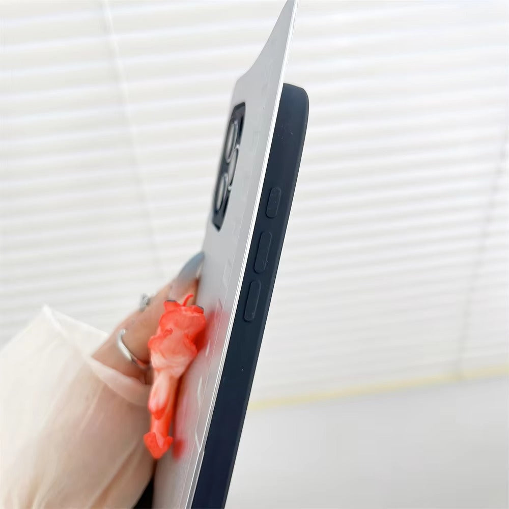 Premium Apple iPhone Case, MagSafe Compatible, Camera Lens and Screen Protection, Ultra Thin, Shockproof, Magnetic, Full All Around Protection, 3D Knife Cartoon Cover