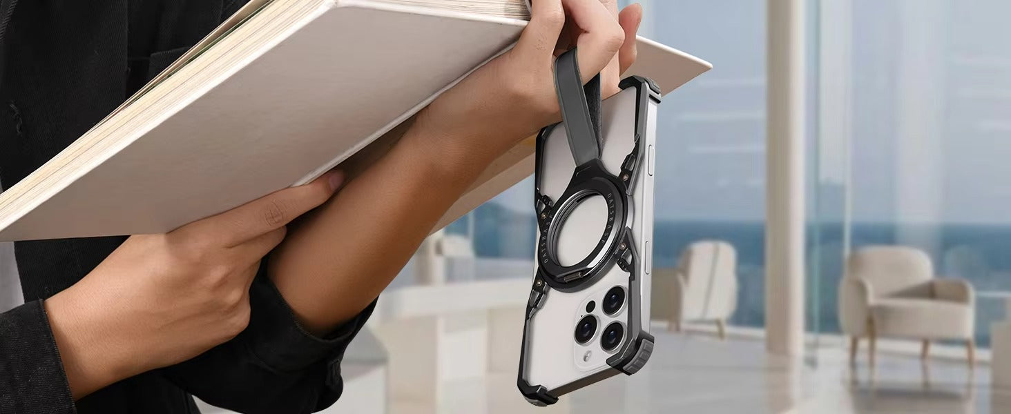 Premium Apple iPhone Case Camera Lens & Screen Protection, Ultra Thin Shockproof Magnetic Full All Around Protection Cover