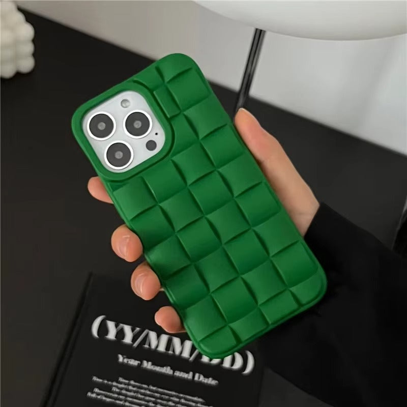 Premium Apple iPhone Case, MagSafe Compatible, Camera Lens & Screen Protection, Ultra Thin, Shockproof, Magnetic Full All Around Cover – 3D Weave Soft Liquid Silicone Case with Shockproof Back Shell Design