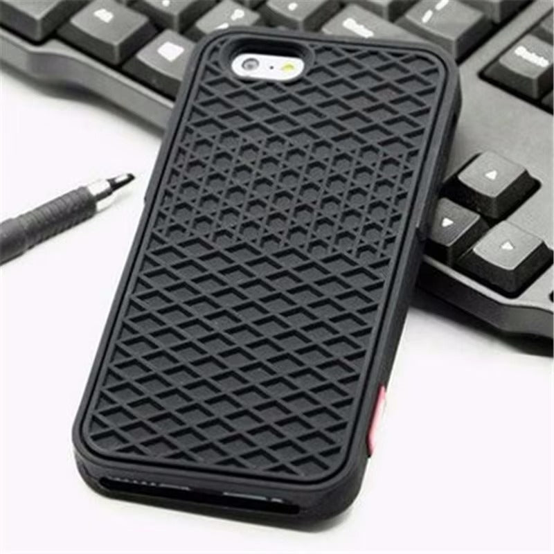 Premium Apple iPhone Case, MagSafe Compatible, Camera Lens & Screen Protection, Ultra Thin, Shockproof, Magnetic Full All Around Cover – Waffle Sport Shoe Sole Texture Silicone Case with Grippy Back Design