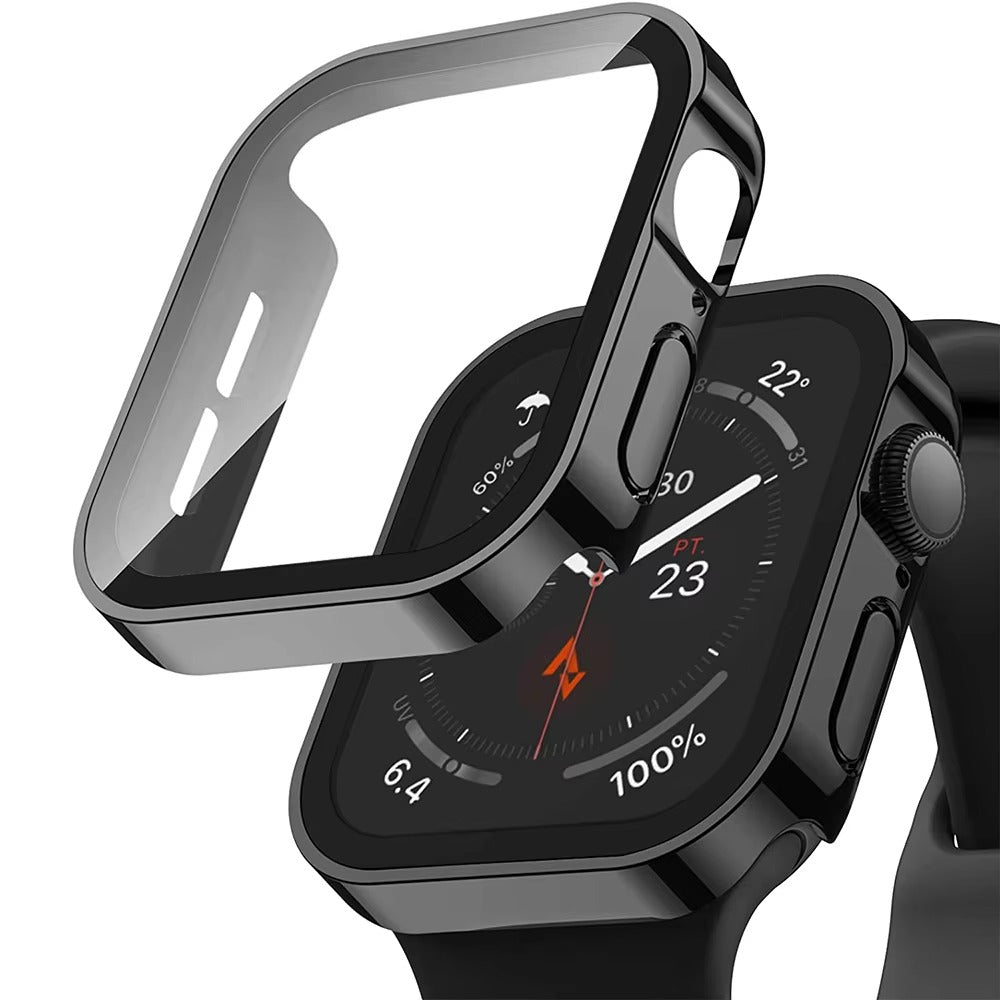 High Quality Tempered Glass Case for Apple Watch – Full Coverage Display Protector Film for 40mm to 45mm Smartwatches