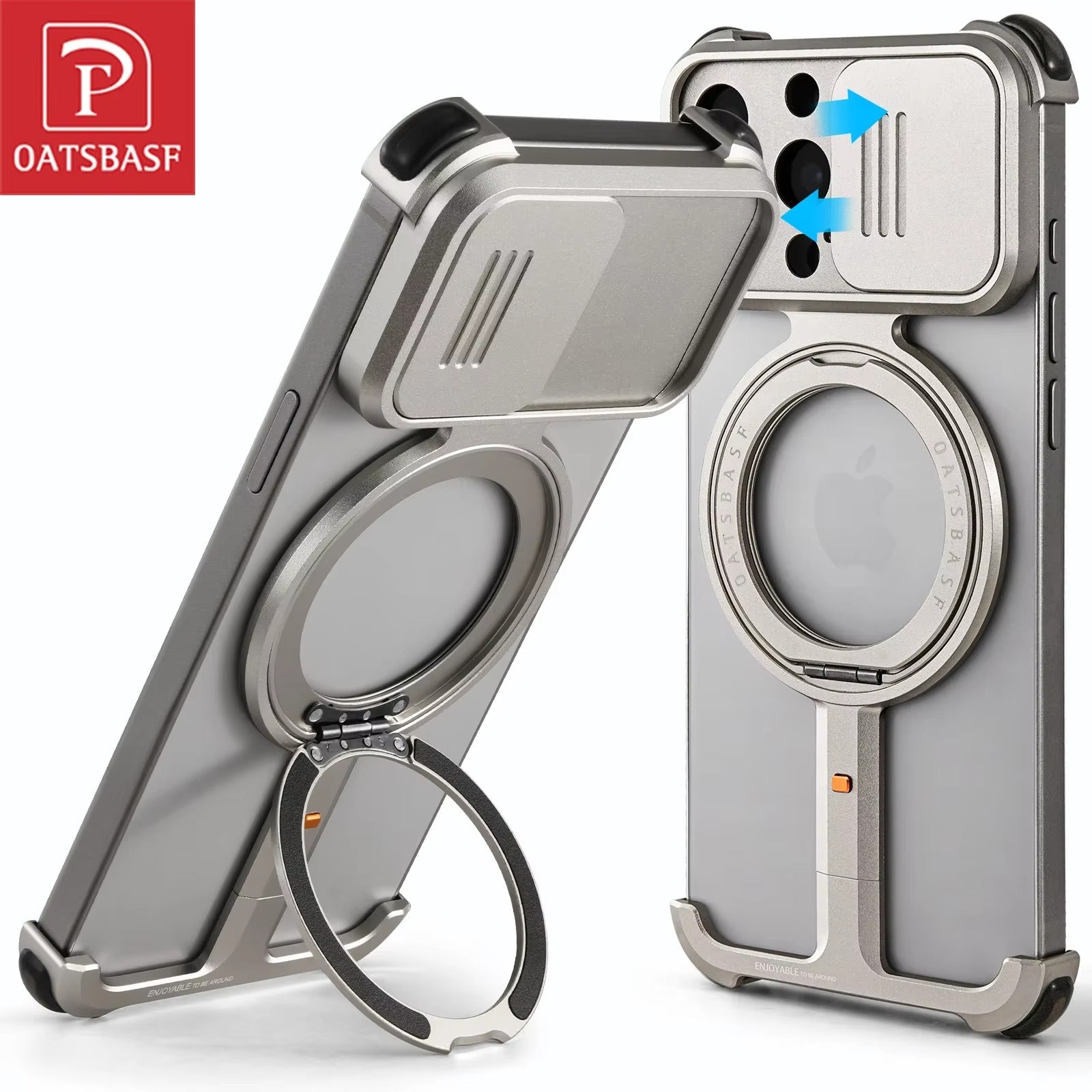 Premium Apple iPhone Case n, Ultra Thin Shockproof Magnetic Full All Around Protection Cover with Wireless Charging Bumper