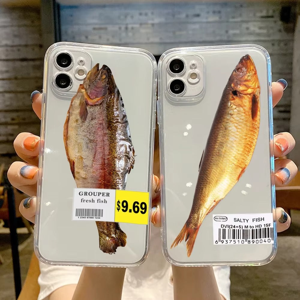 Premium Apple iPhone Case, MagSafe Compatible, Camera Lens and Screen Protection, Ultra Thin, Shockproof, Magnetic, Full All Around Protection, Funny Food Cartoon Cover