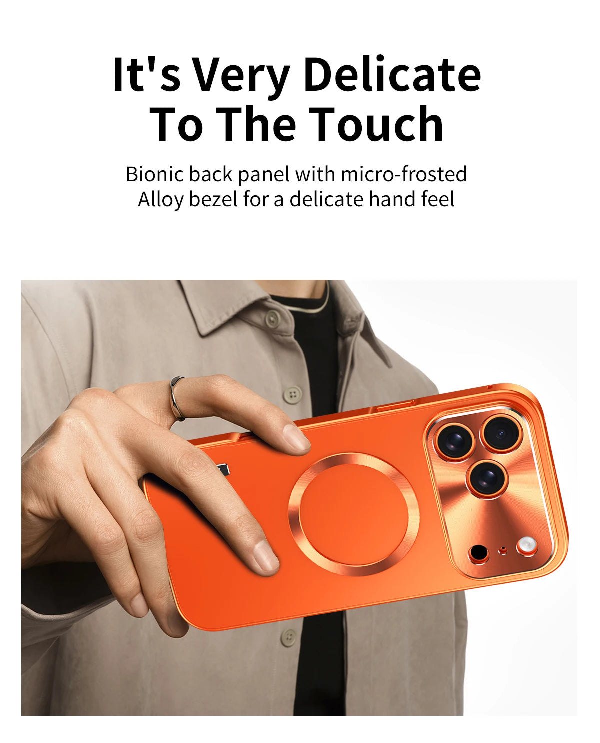 Premium iPhone Case MagSafe Compatible Magnetic Shockproof Cover with Camera Lens Protection Ultra Thin Full Protection Aluminum Frame Frosted Matte Back