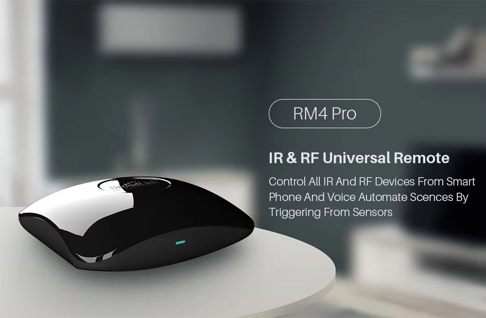 Premium Smart Universal Remote for iPhone, WiFi IR RF Controller, All-in-One Smart Home Switch Compatible with Apple Home