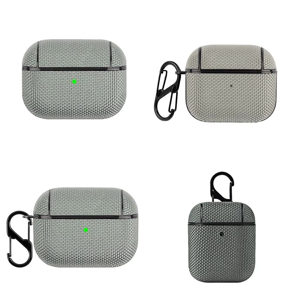 High-Quality Waterproof Nylon Case for AirPods Pro 1/2/3, USB-C Charging, Shockproof Protective Pouch for 4th Gen Wireless Earbuds and Headphones