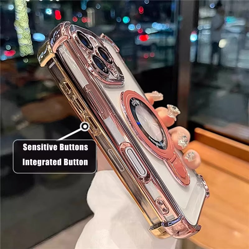 Luxury Apple iPhone Case Compatible, Camera Lens & Screen Protection, Ultra Thin Shockproof Full All Around Protection Cover