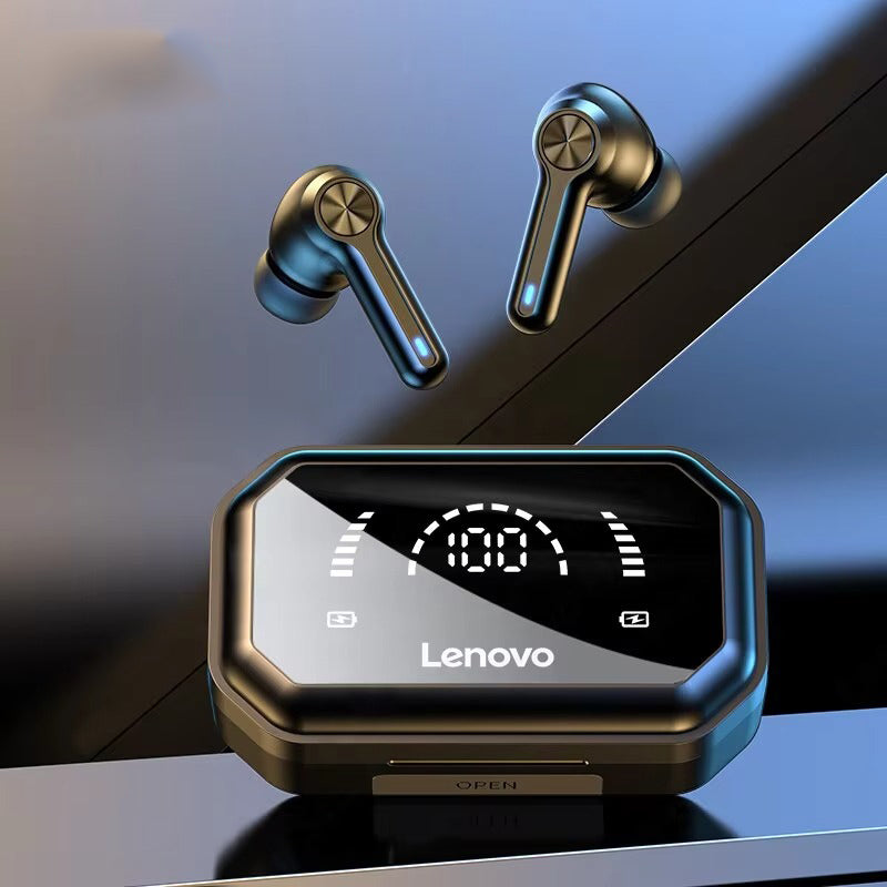 Premium TWS Bluetooth 5.0 Earbuds for iPhone Headset with LED Display, 1200mAh Charging Case Noise Reduction, and Gaming Mode