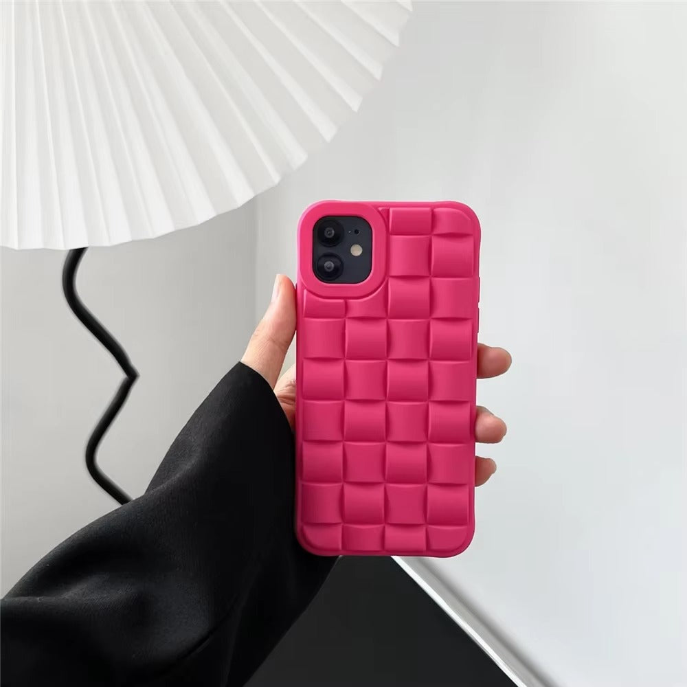 Premium Apple iPhone Case, MagSafe Compatible, Camera Lens & Screen Protection, Ultra Thin, Shockproof, Magnetic Full All Around Cover – 3D Weave Soft Liquid Silicone Case with Shockproof Back Shell Design