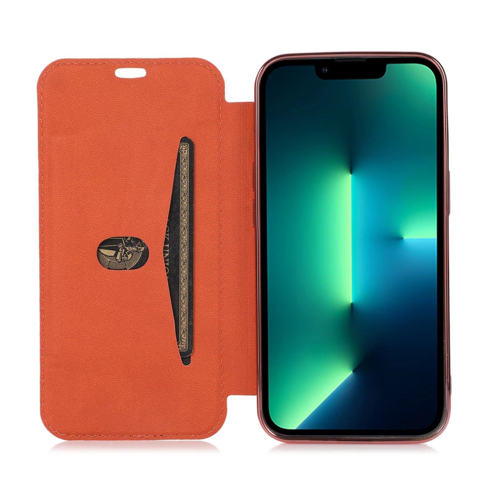Luxury Apple iPhone Case, MagSafe Compatible, Camera Lens and Screen Protection, Ultra Thin, Shockproof, Magnetic, Full All Around Protection, Glitter Flip Wallet Cover