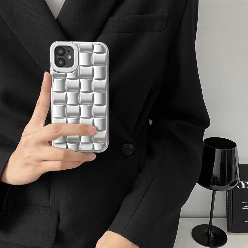 Premium Apple iPhone Case, MagSafe Compatible, Camera Lens & Screen Protection, Ultra Thin, Shockproof, Magnetic Full All Around Cover – 3D Weave Soft Liquid Silicone Case with Shockproof Back Shell Design