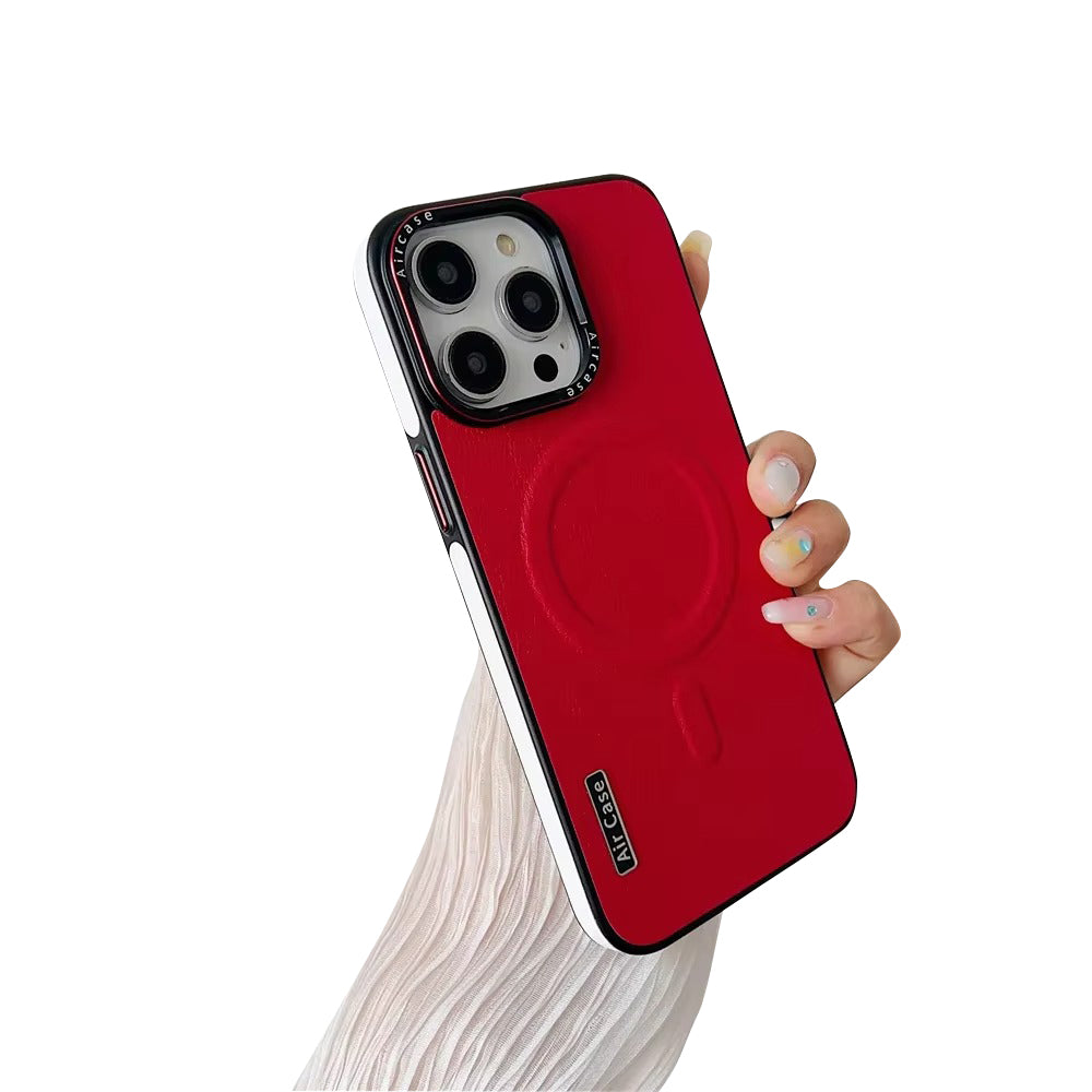 Luxury Apple iPhone Case Camera Lens & Screen Protection, Ultra Thin Shockproof Magnetic Full All Around Protection Cover