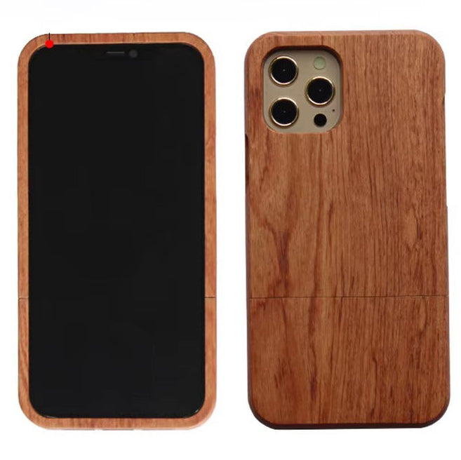 Luxury Apple iPhone Case, MagSafe Compatible, Camera Lens Protection, Screen Protection, Ultra Thin, Shockproof, Magnetic, Full All Around Protection, Wooden Back Cover