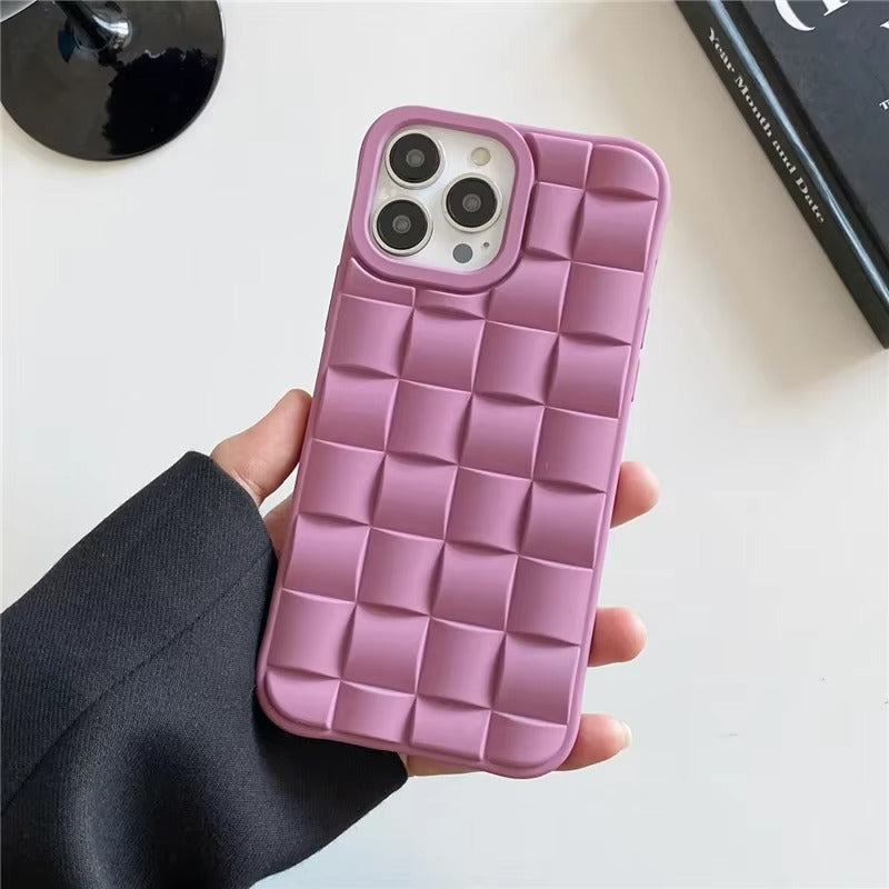 Premium Apple iPhone Case, MagSafe Compatible, Camera Lens & Screen Protection, Ultra Thin, Shockproof, Magnetic Full All Around Cover – 3D Weave Soft Liquid Silicone Case with Shockproof Back Shell Design