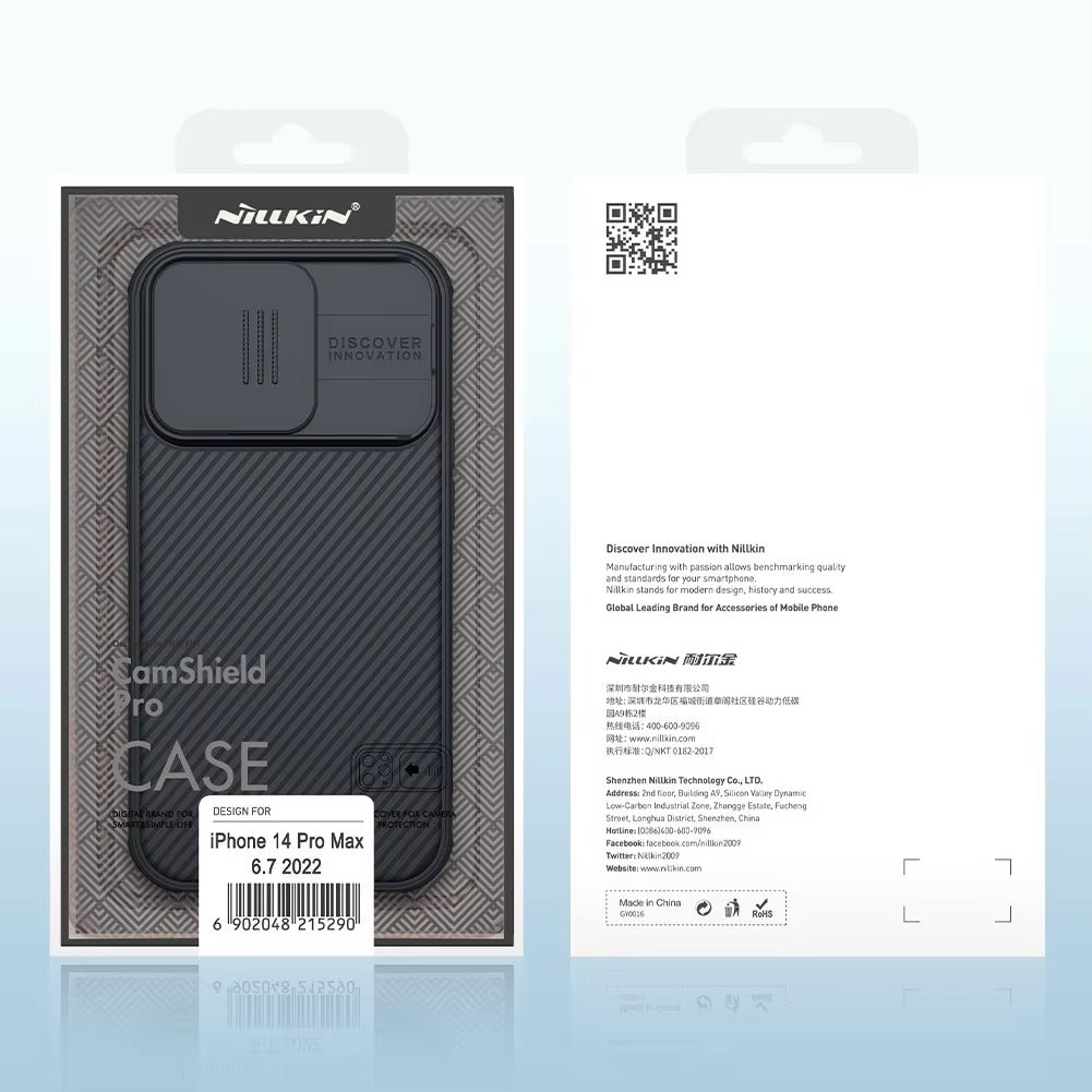 High Quality iPhone Case, MagSafe Compatible, Ultra Thin Magnetic Cover with Screen Guard Slide Camera Lens Protector Panel
