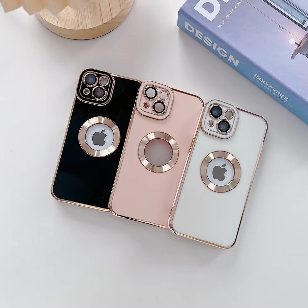 Luxury Apple iPhone Case, MagSafe Compatible, Camera Lens & Screen Protection, Ultra Thin, Shockproof, Magnetic Full All Around Cover – Fashion Plating Soft Silicone Case with Shockproof Protective Design