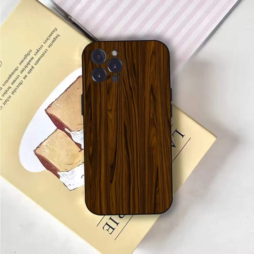 Luxury Apple iPhone Case, MagSafe Compatible, Natural Wood Finish, Ultra Thin, Shockproof, Camera Lens and Screen Protection, Magnetic Full Body Cover