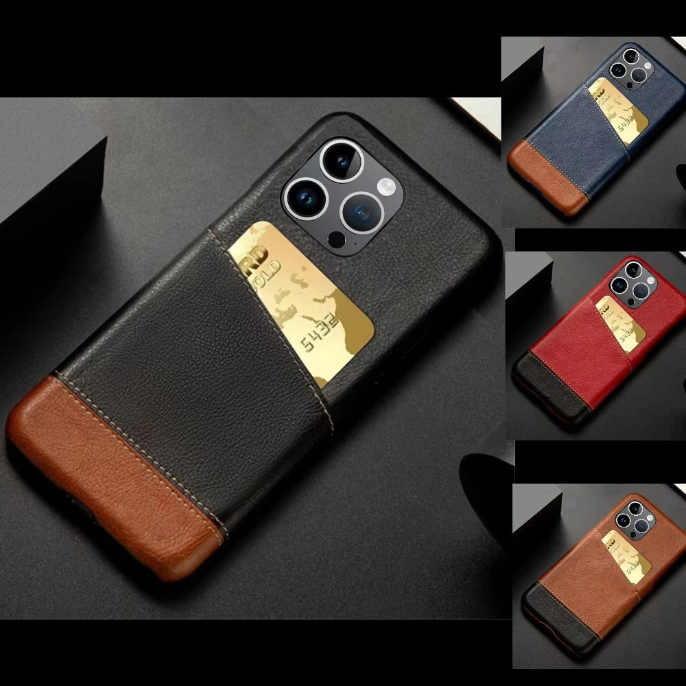 Luxury Apple iPhone Case, MagSafe Compatible, Camera Lens and Screen Protection, Ultra Thin, Shockproof, Magnetic, Full All Around Protection, Slim Leather Wallet Cover