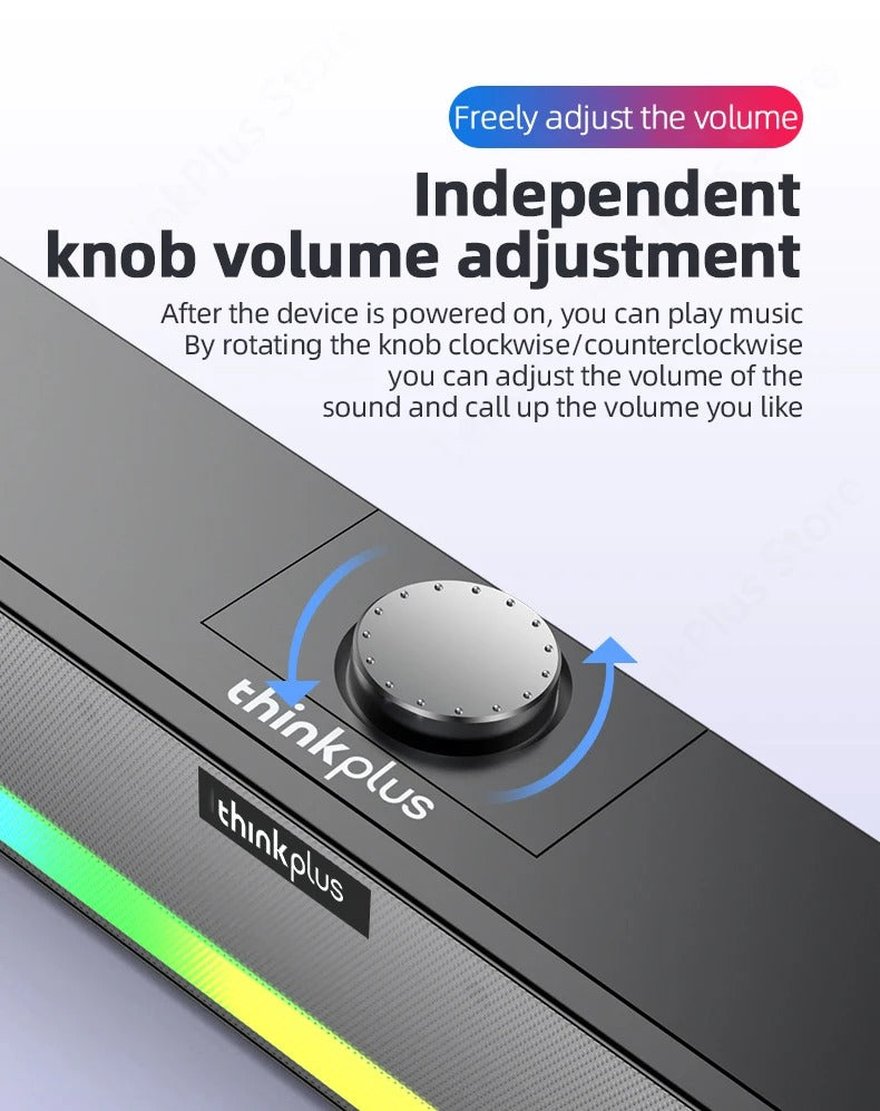 Luxury Bluetooth Speaker with RGB Lights for iPhone & Mac – Dual Stereo Subwoofer with Surround Sound, Loud Wireless Audio
