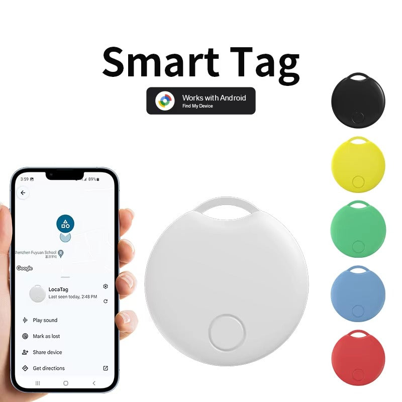 Smart Bluetooth GPS Tracker Compatible with Apple Find My – MFI Certified AirTag Replacement for Wallet, Keys, Bike, Bag – Anti-Lost Finder with Sound Alert & Long Battery Life