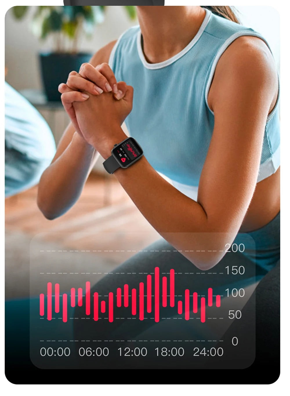 Premium Smartwatch with Bluetooth Calling, Health Monitoring Features, IP68 Waterproof Fitness Watch with Voice Assistant for iPhone Users