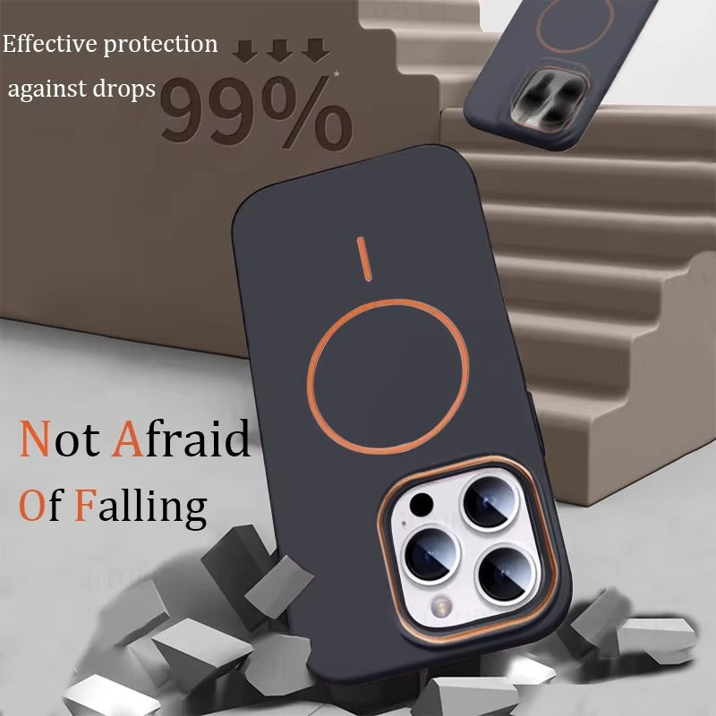 Premium Apple iPhone Case Camera Lens & Screen Protection, Ultra Thin Shockproof Magnetic Full All Around Protection Cover