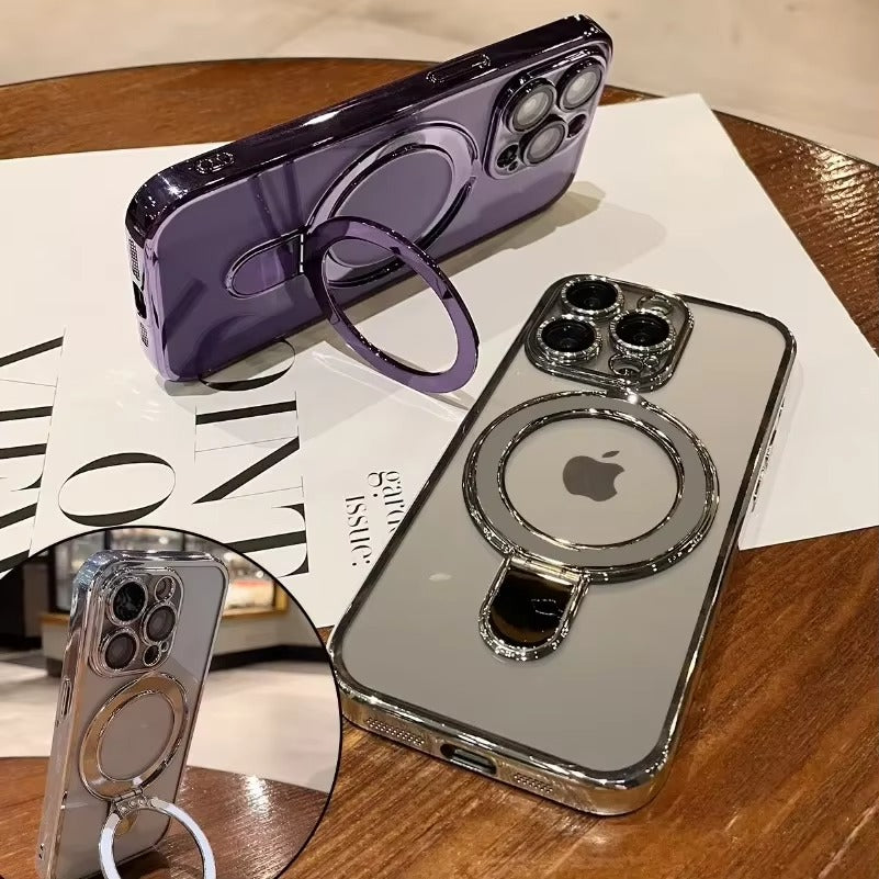 Luxury Apple iPhone Case Camera Protection, Screen Protection, Ultra Thin, Shockproof, Magnetic, Full All Around Protection