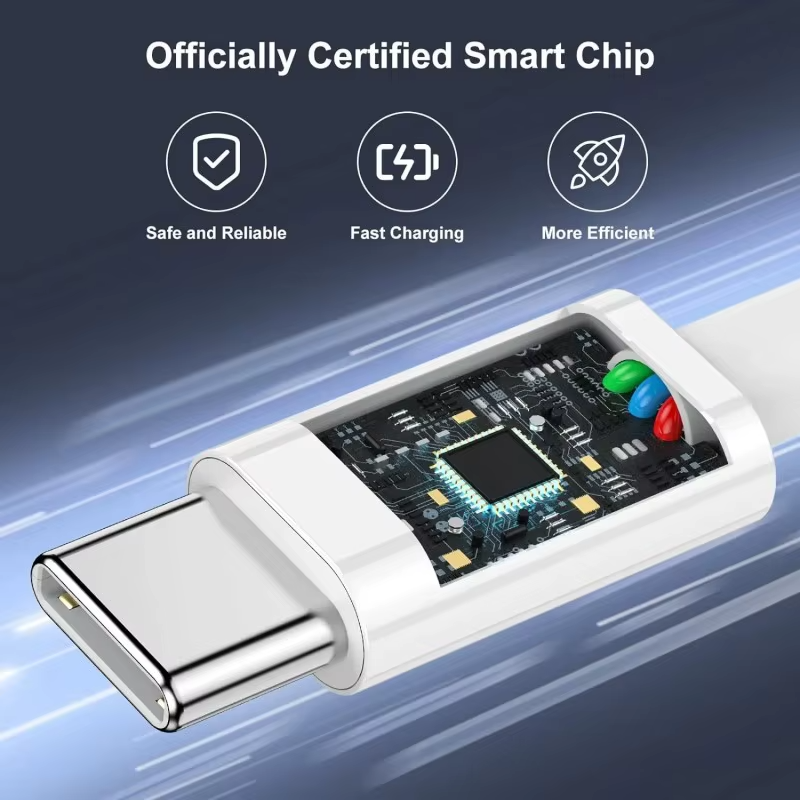 Premium USB-C to USB-C Fast Charging Cable – 100W Power Delivery Charger Cable with High-Speed Charging, Durable TPE/TPU Construction and Stable Power Transfer