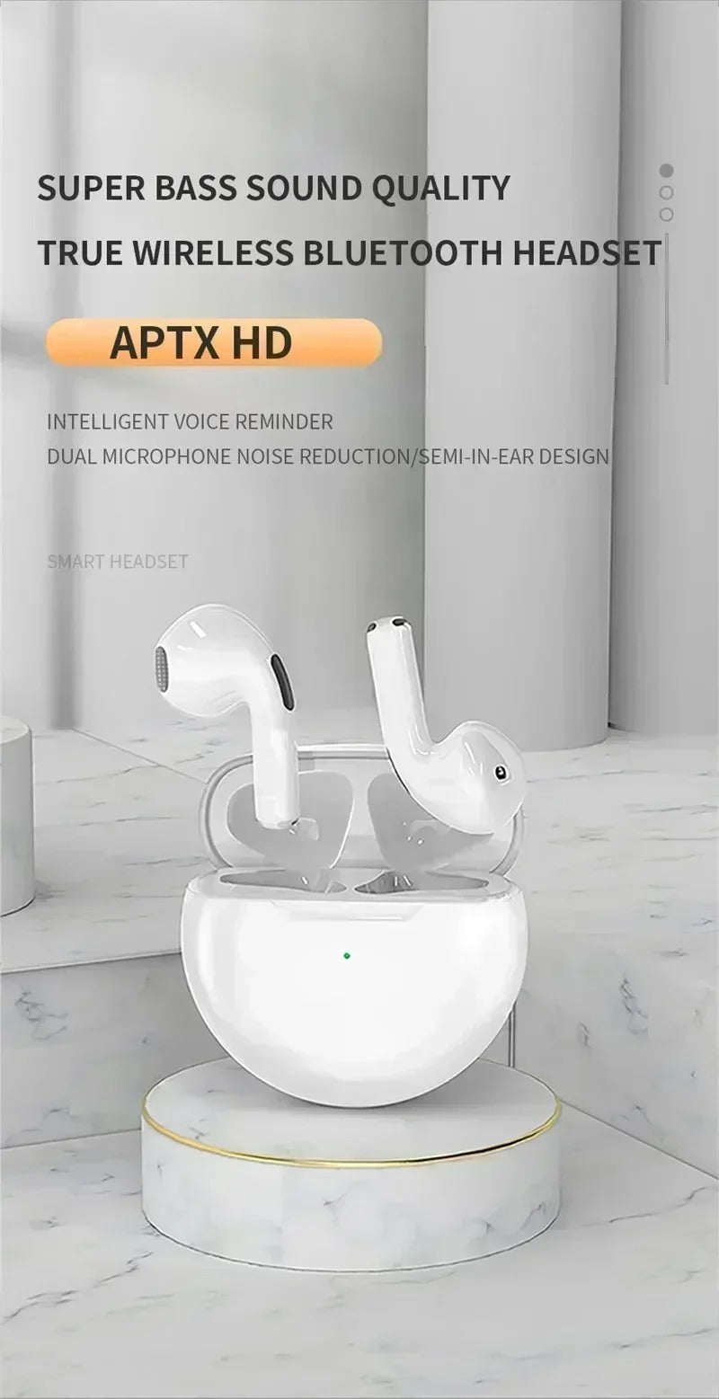 Premium TWS Wireless Earbuds with Mic – Bluetooth 5.0, Noise Cancelling, Touch Control, Long Battery Life, HiFi Stereo Earphones for iOS & Android