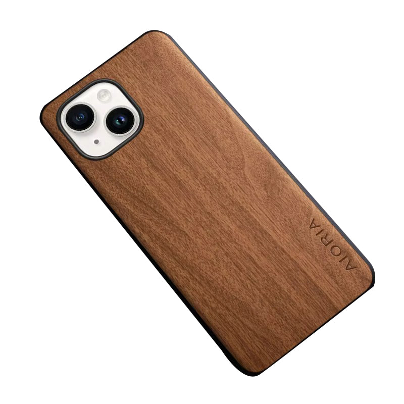 Luxury Apple iPhone Case, MagSafe Compatible, Camera Lens and Screen Protection, Ultra Thin, Shockproof, Magnetic, Full All Around Protection, Bamboo Leather Cover